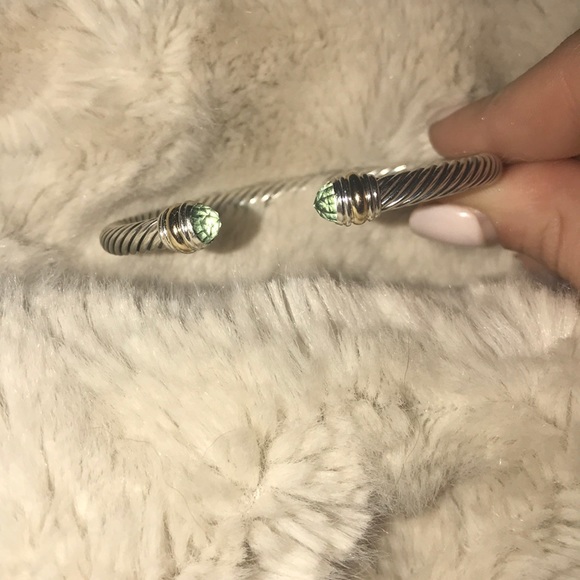David Yurman Cable Classic with Prasiolite - Picture 6 of 6
